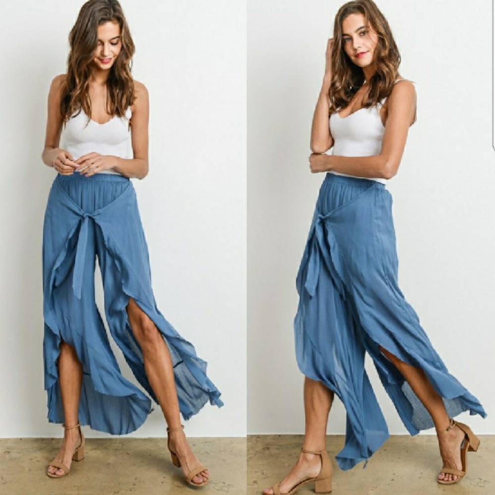 5/$30 🖤Azure Blue Spring Pants🖤